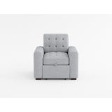 Muirfield Gray Double Reclining Sofa from Homelegance - Luna Furniture