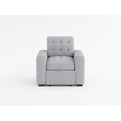Muirfield Gray Double Reclining Sofa from Homelegance - Luna Furniture