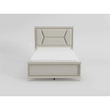 Audra White California King Panel Bed from Homelegance - Luna Furniture