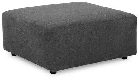 Edenfield Charcoal 3-Piece Sectional with Ottoman from Ashley - Luna Furniture