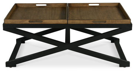 Topeka Brown Cocktail Table from Steve Silver - Luna Furniture