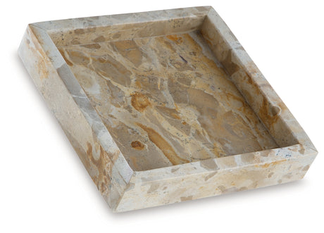 Edurton Light Beige Tray (Set of 2) from Ashley - Luna Furniture