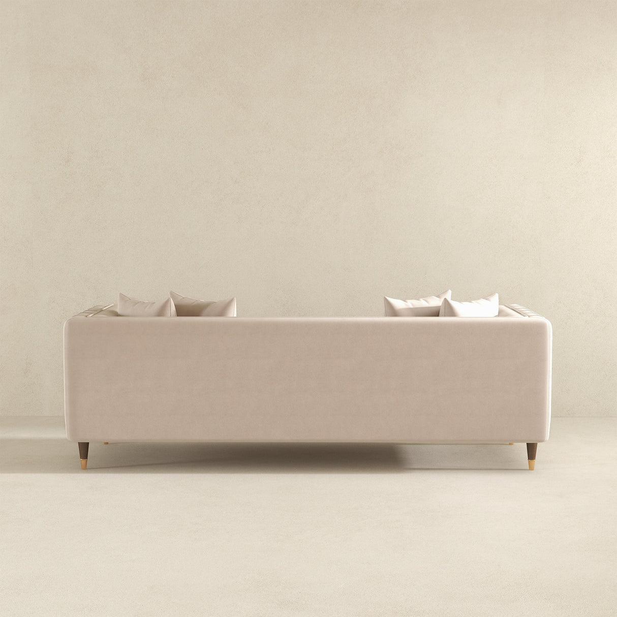 Edward Sofa (Light Cream Velvet) from Ashcroft Furniture - Luna Furniture