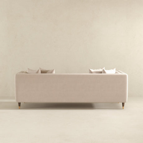 Edward Sofa (Light Cream Velvet) from Ashcroft Furniture - Luna Furniture