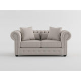 Savonburg Neutral Loveseat from Homelegance - Luna Furniture