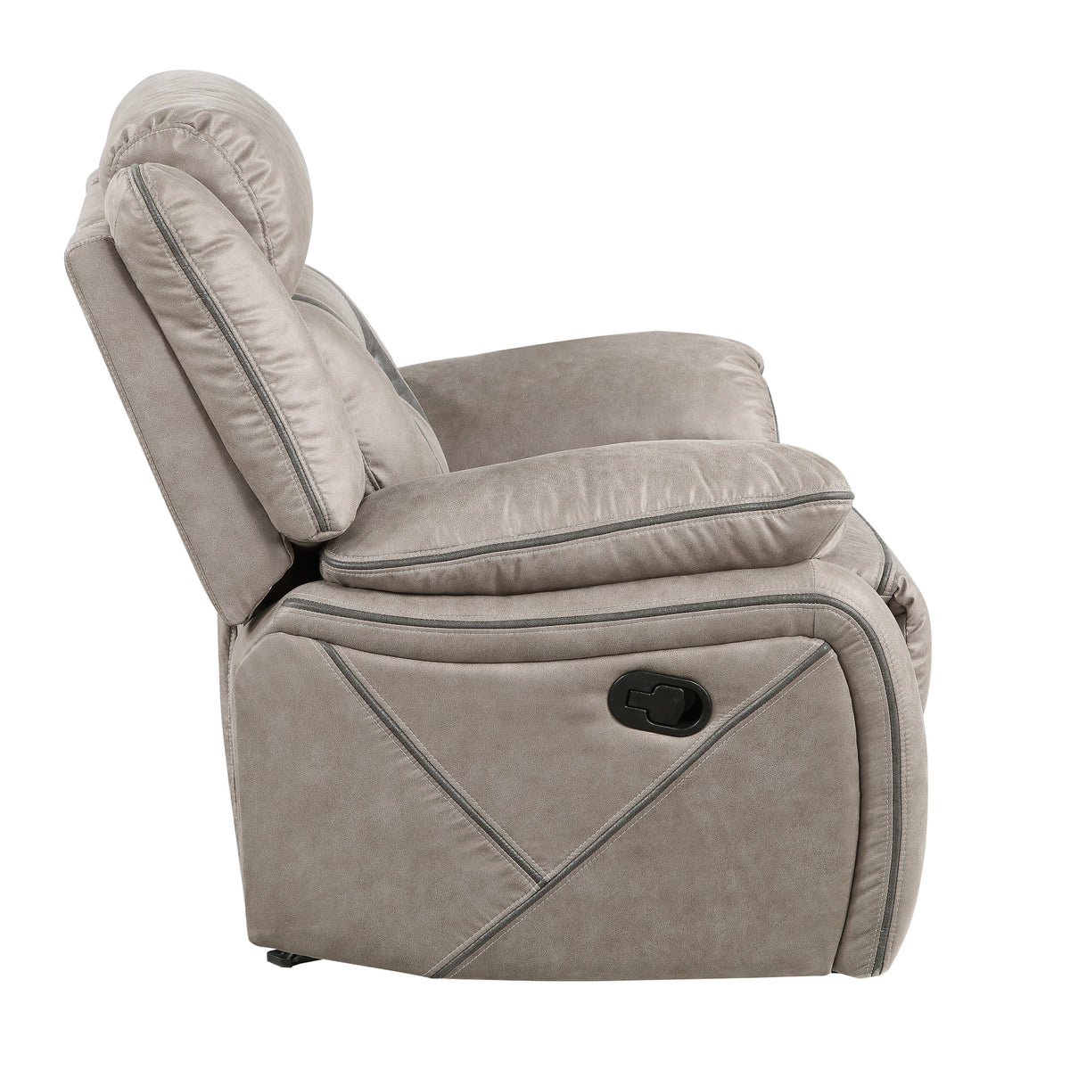 Tyson Gray Glider Recliner Chair from Steve Silver - Luna Furniture