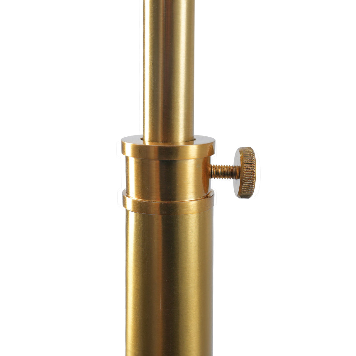 Elara Floor Lamp Gold outer and White inner from Ashcroft Furniture - Luna Furniture