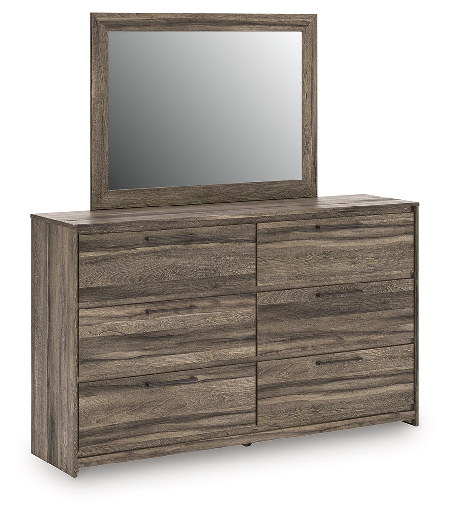 Elbrim Brown Dresser and Mirror from Ashley - Luna Furniture