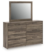 Elbrim Brown Dresser and Mirror from Ashley - Luna Furniture