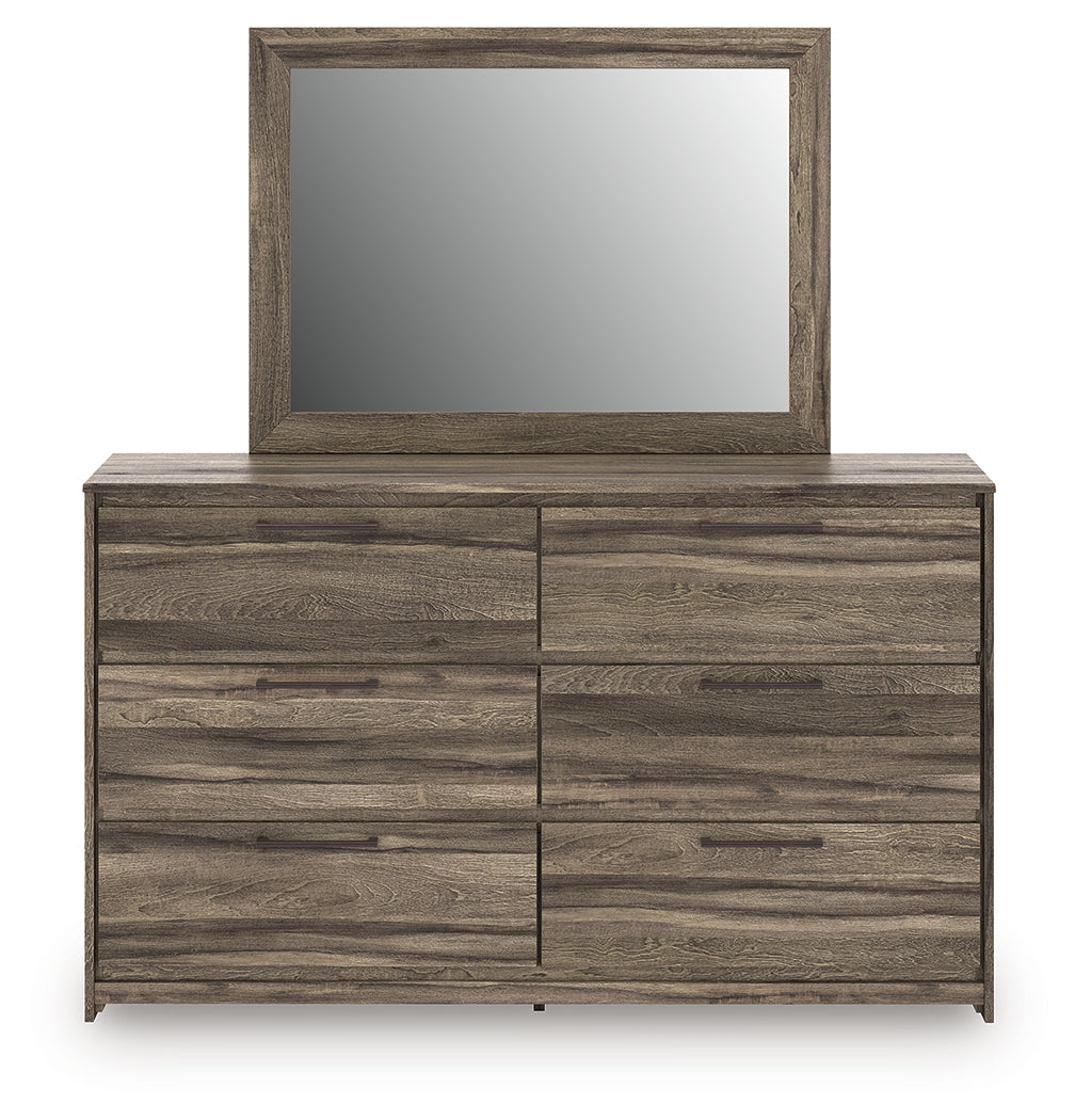 Elbrim Brown Dresser and Mirror from Ashley - Luna Furniture