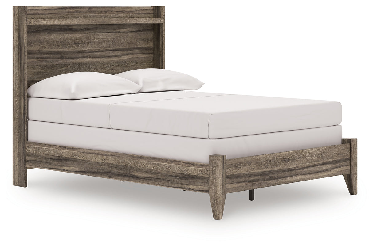 Elbrim Brown Full Panel Bed from Ashley - Luna Furniture