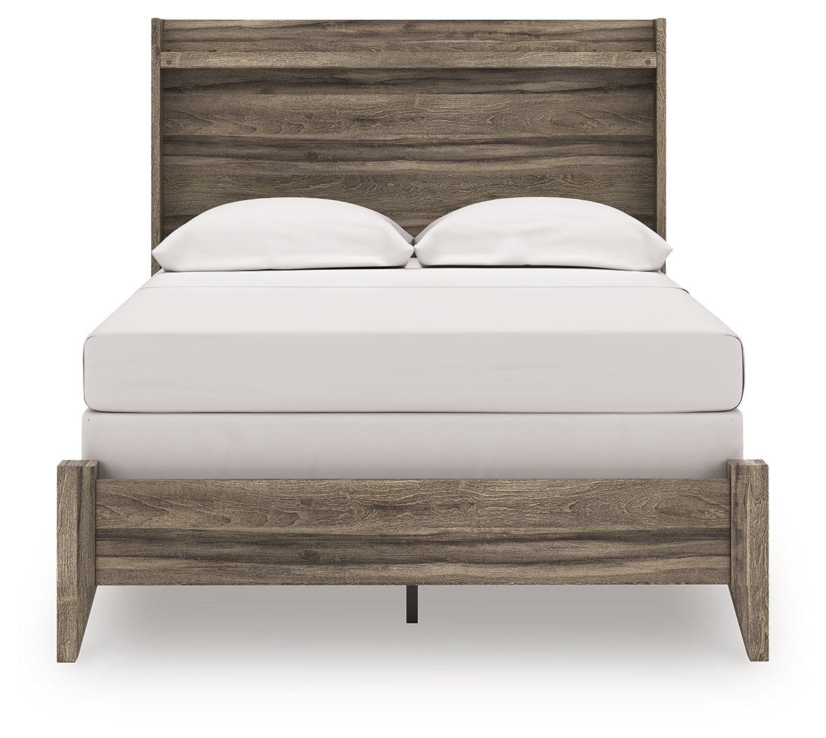 Elbrim Brown Full Panel Bed from Ashley - Luna Furniture