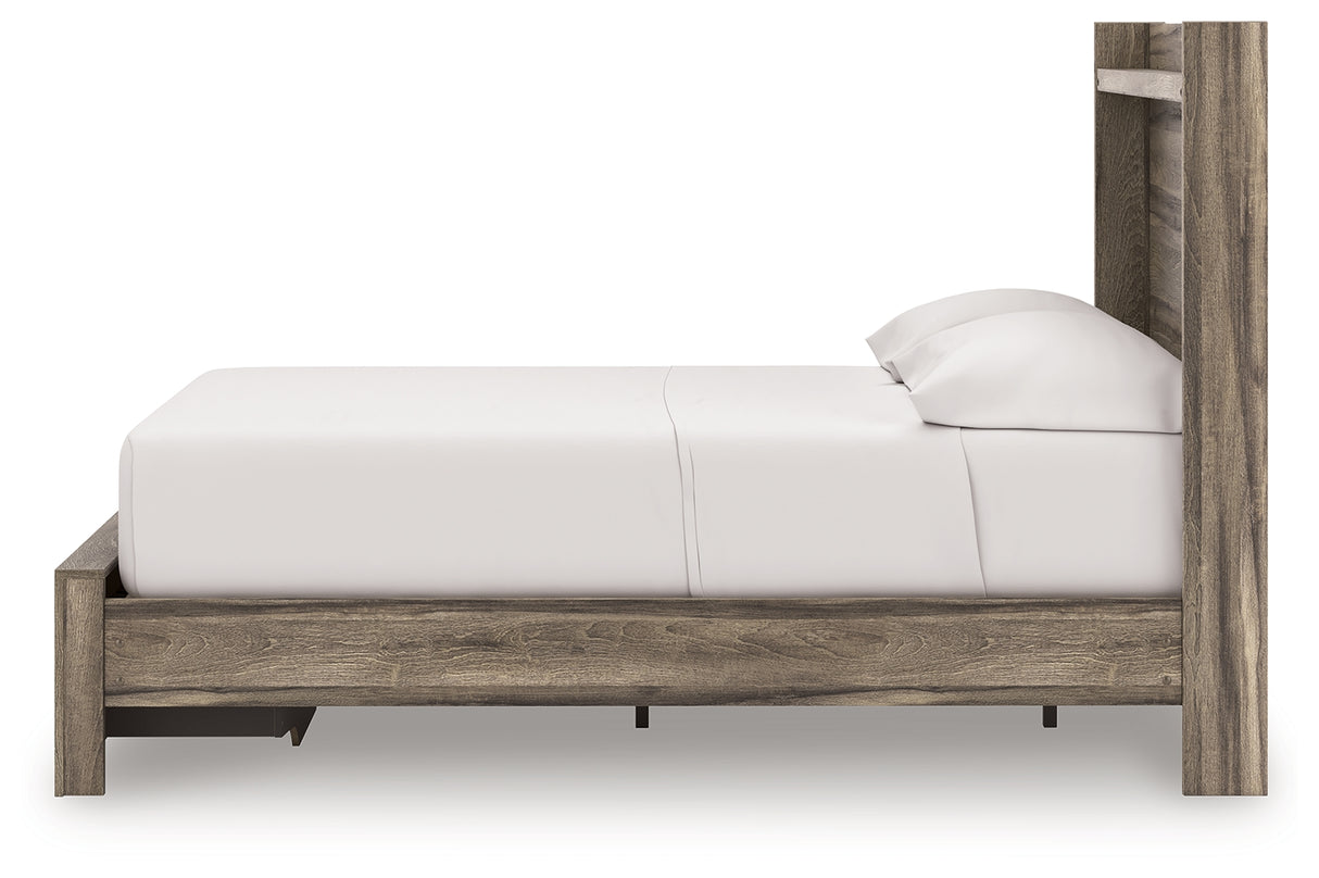 Elbrim Brown Full Panel Storage Bed from Ashley - Luna Furniture