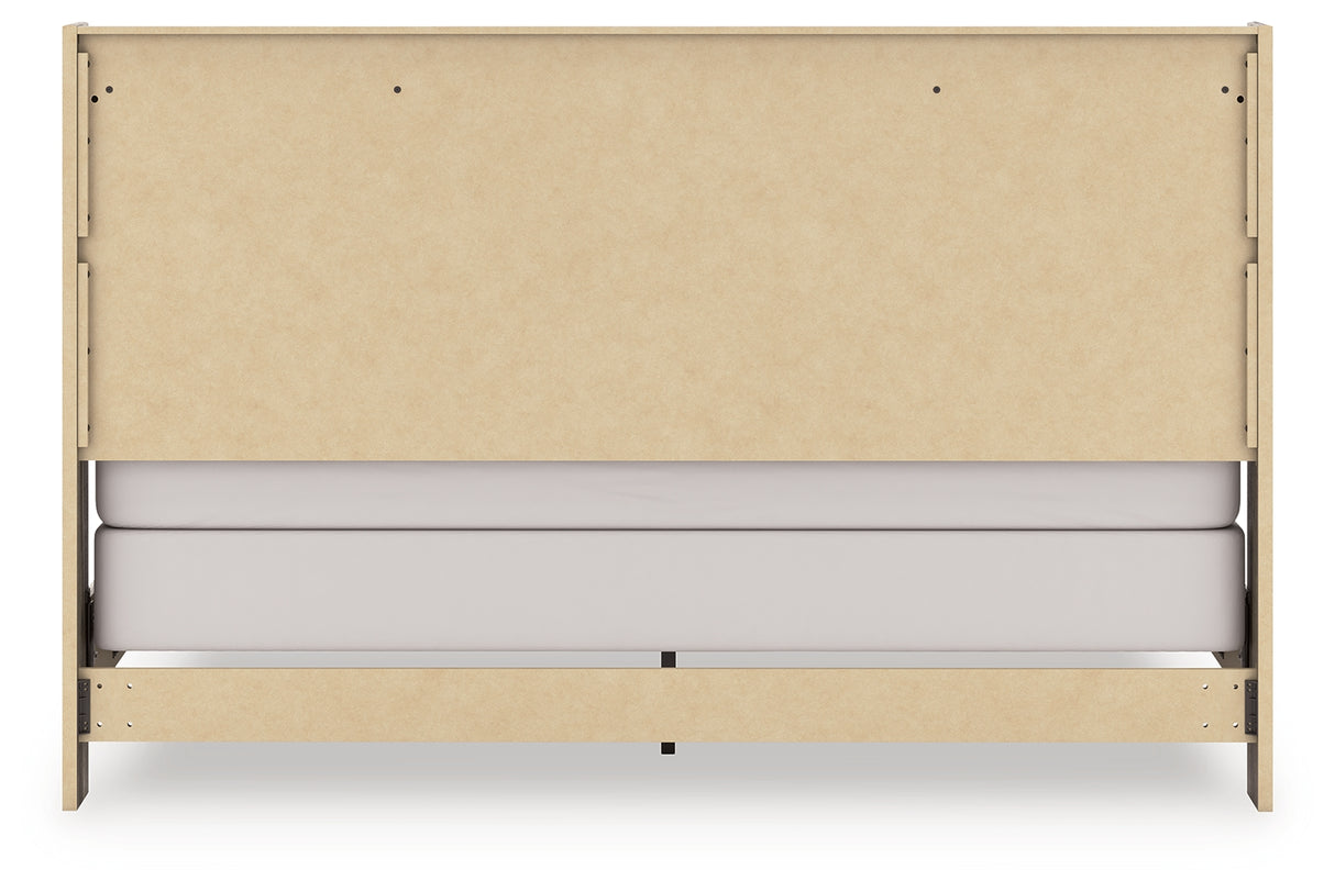 Elbrim Brown King Panel Bed from Ashley - Luna Furniture