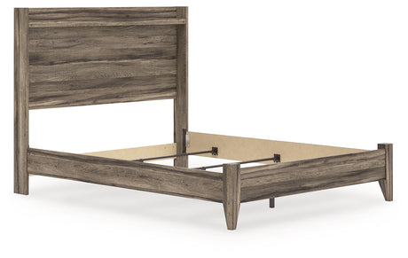 Elbrim Brown Queen Panel Bed from Ashley - Luna Furniture