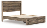 Elbrim Brown Queen Panel Storage Bed from Ashley - Luna Furniture