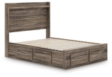 Elbrim Full Panel Storage Bed, Dresser and Mirror from Ashley - Luna Furniture