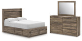 Elbrim Full Panel Storage Bed, Dresser and Mirror from Ashley - Luna Furniture