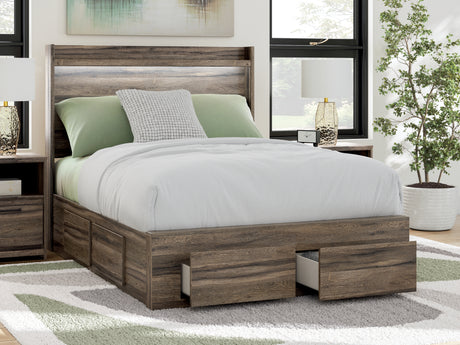 Elbrim Full Panel Storage Bed, Dresser and Mirror from Ashley - Luna Furniture