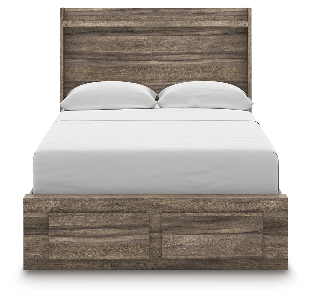 Elbrim Full Panel Storage Bed, Dresser and Mirror from Ashley - Luna Furniture