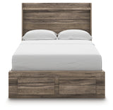 Elbrim Full Panel Storage Bed, Dresser and Mirror from Ashley - Luna Furniture
