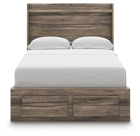 Elbrim Full Panel Storage Bed, Dresser and Mirror from Ashley - Luna Furniture