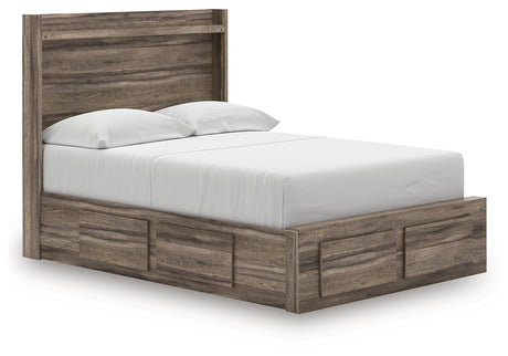 Elbrim Full Panel Storage Bed, Dresser and Mirror from Ashley - Luna Furniture