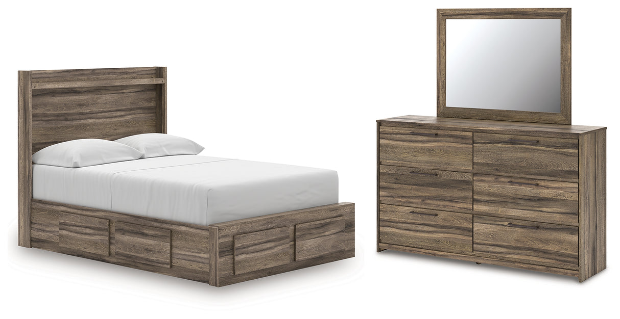 Elbrim Full Panel Storage Bed, Dresser and Mirror from Ashley - Luna Furniture