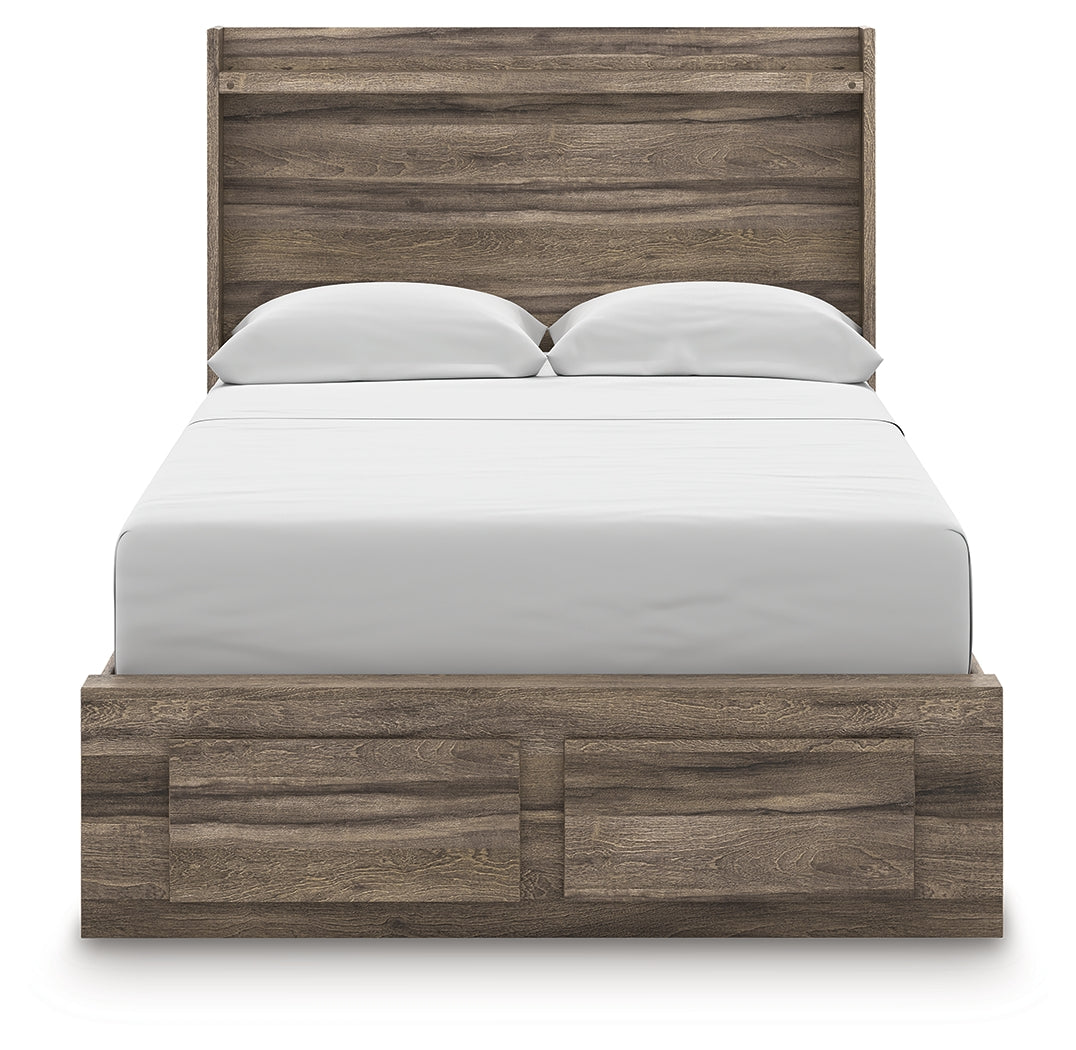 Elbrim Full Panel Storage Bed, Dresser and Mirror from Ashley - Luna Furniture