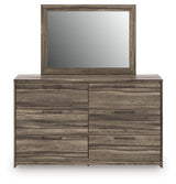 Elbrim Queen Panel Storage Bed, Dresser and Mirror from Ashley - Luna Furniture
