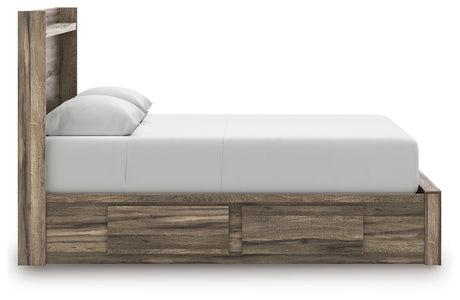 Elbrim Queen Panel Storage Bed, Dresser and Mirror from Ashley - Luna Furniture