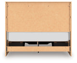 Elbrim Queen Panel Storage Bed, Dresser and Mirror from Ashley - Luna Furniture