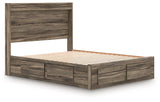 Elbrim Queen Panel Storage Bed, Dresser and Mirror from Ashley - Luna Furniture