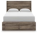 Elbrim Queen Panel Storage Bed, Dresser and Mirror from Ashley - Luna Furniture