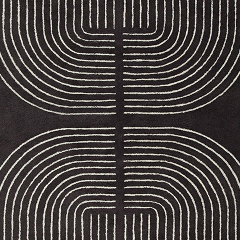 Eldonmore Black/Ivory Large Rug from Ashley Furniture - Luna Furniture