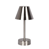 Elegance Rechargeable LED Table Lamp Brushed Nickel LED Touch Switch from Ashcroft Furniture - Luna Furniture