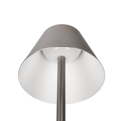Elegance Rechargeable LED Table Lamp Brushed Nickel LED Touch Switch from Ashcroft Furniture - Luna Furniture