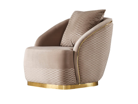 Elegance Chair in Beige from Furnia - Luna Furniture
