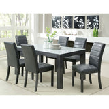 Elise Gray Dining Table from Furniture of America - Luna Furniture