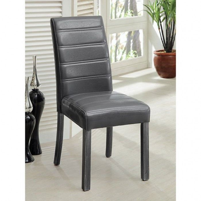 Elise Gray Dining Table from Furniture of America - Luna Furniture