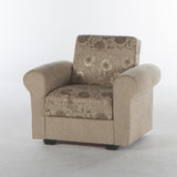 Elita S Yasemin Beige Armchair from Bellona - Luna Furniture