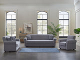 Elita Koopsi Light Gray Loveseat from Bellona - Luna Furniture
