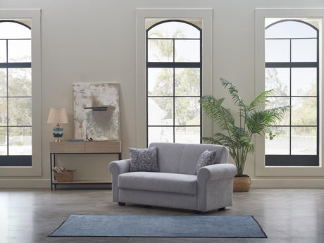 Elita Koopsi Light Gray Loveseat from Bellona - Luna Furniture