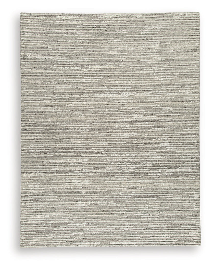 Eljory Gray Large Rug from Ashley - Luna Furniture