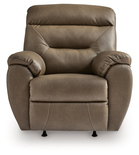 Elksworth Biscotti Recliner from Ashley - Luna Furniture