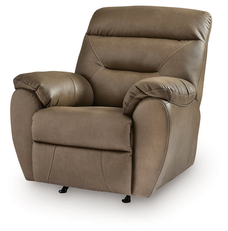 Elksworth Biscotti Recliner from Ashley - Luna Furniture