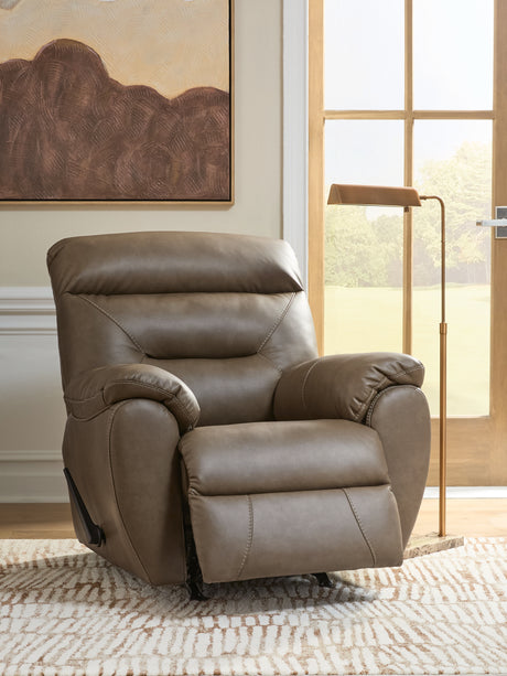 Elksworth Biscotti Recliner from Ashley - Luna Furniture