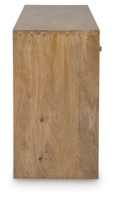 Ella Grove Rich Brown Console from Ashley - Luna Furniture