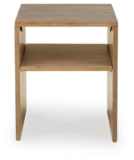 Ella Grove Rich Brown End Table from Ashley - Luna Furniture