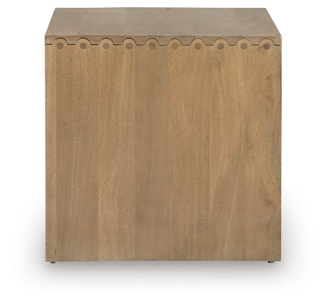 Ella Grove Rich Brown End Table from Ashley - Luna Furniture